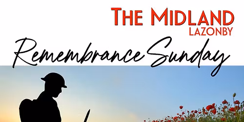 Remembrance Sunday at The Midland