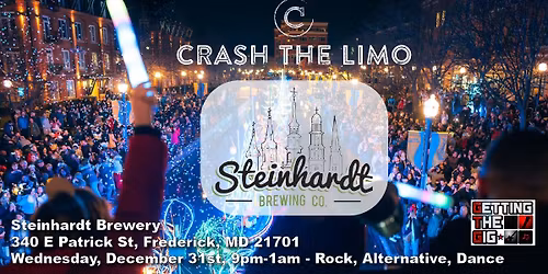 \ud83c\udf89\ud83c\udf7b CRASH THE LIMO RINGS IN 2026 @ STEINHARDT BREWING CO. \u2013 DECEMBER 31ST! \ud83c\udf7b\ud83c\udf89