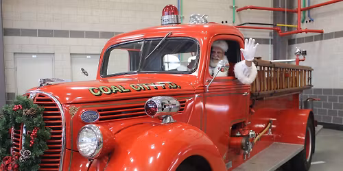 Santa at the Fire House