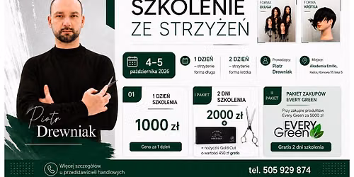 Warsztaty ze strzy\u017ce\u0144 z Piotrem Drewniakiem