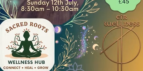 New Moon Aerial Yoga and Hammock Sound Bath with Reiki Healing 12th July 8.15am to 10.30am