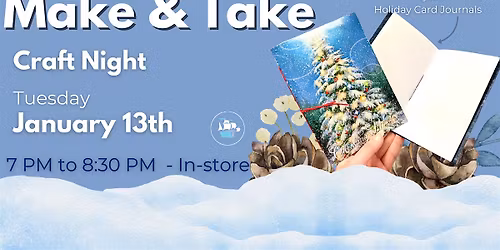 Make & Take Cozy Craft Night - Journal Making