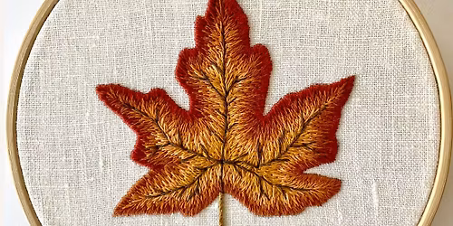 Fall Leaf Embroidery 