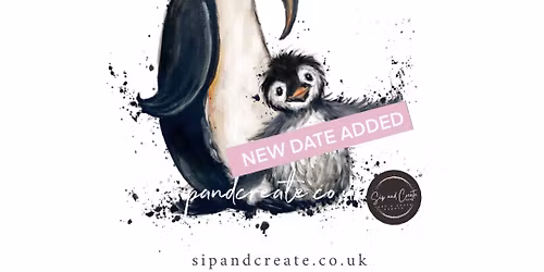 \u201cPenguin Snuggles\u201d Painting Workshop at Scruffy Little Fox