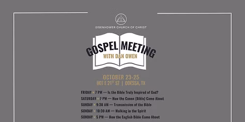 Fall Gospel Meeting