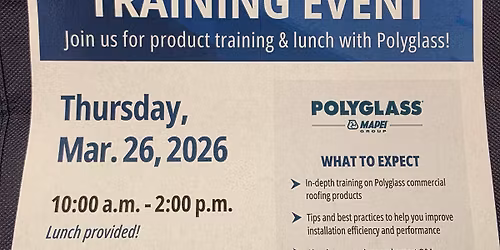 Polyglass Training\/Lunch