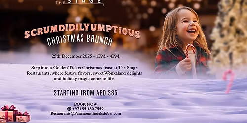 Scrumdiddilyumptious Christmas Brunch at The Stage Restaurant
