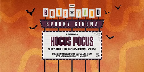 Spooky Cinema at The Boneyard