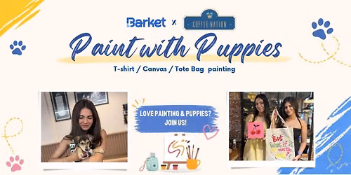 Paint with Puppies By Barket