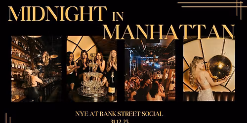 Midnight in Manhattan NYE | Bank Street Social