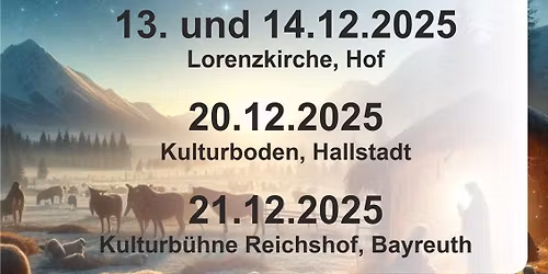 Weihnachtskonzert in Hof
