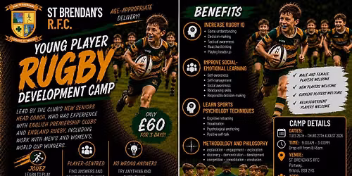 Summer rugby camp U5 to U12