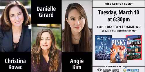 To Be Read: Christina Kovac, Danielle Girard, & Angie Kim