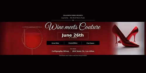 Devil wears Prada at Calligraphy Wines
