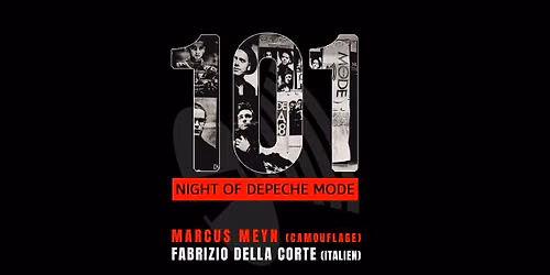 101 NIGHT OF DEPECHE MODE mit Marcus Meyn (Camouflage)