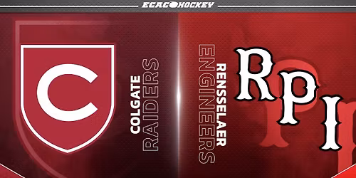 Colgate Raiders at RPI Engineers Mens Hockey at Houston Field House