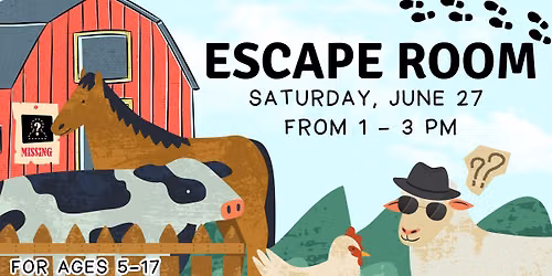 Escape Room - Registration Required