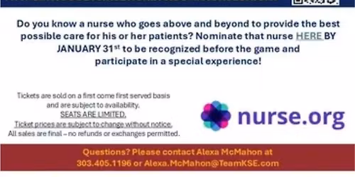 Denver Nuggets Nurse Appreciation Night