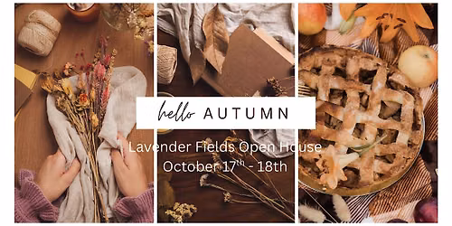Lavender Fields Autumn Open House