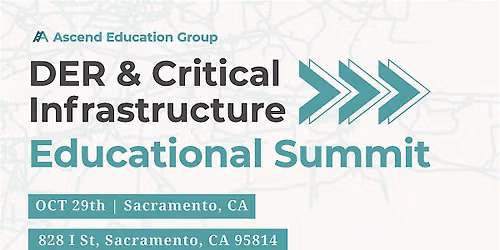 DER & Critical Infrastructure Education Summit
