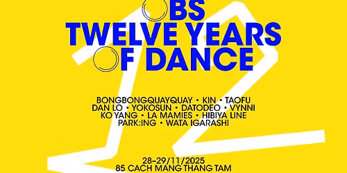 THE OBS 12 YEAR ANNIVERSARY WEEKENDER 28-29 NOV