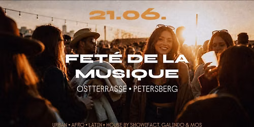 FET\u00c8 DE LA MUSIQUE \u2600\ufe0f Ost-Terrasse Petersberg w\/ Showifact. Galindo & Mos