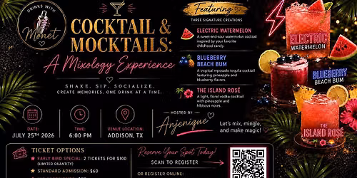 Cocktails & Mocktails : A Mixology Experience