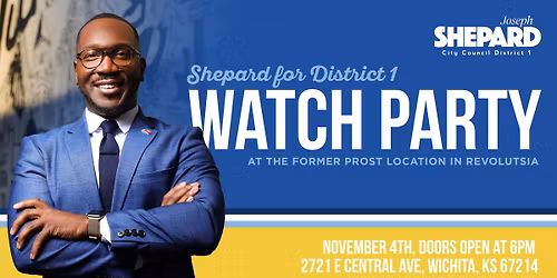Shepard for District 1 Watch Party