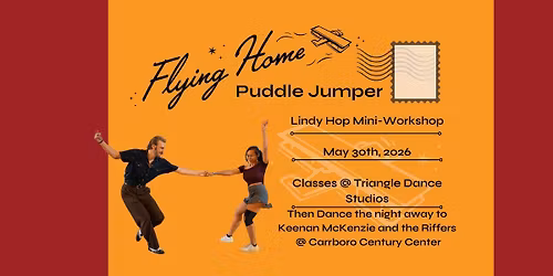Flying Home Puddle Jumper, a Lindy Hop Mini-Workshop Weekend
