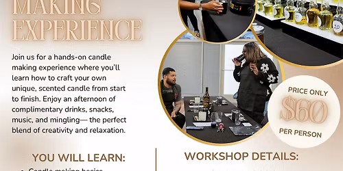 Sip & Pour: A Candle Making Workshop