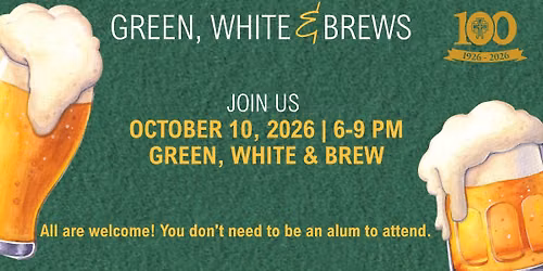 Green, White & Brews With a Twist