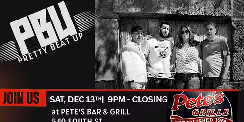 Pretty Beat Up - Holiday Jam at Pete's!