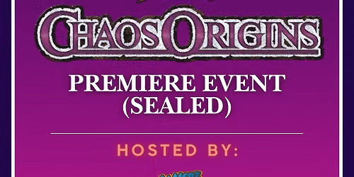 Yu-Gi-Oh! Chaos Origins Booster Premiere (sealed) on 28-06-2026