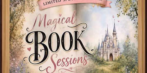 Magical book and flower field Mini Session