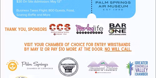 All Valley Chambers Mixer at the Palm Springs Air Museum