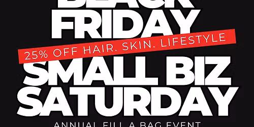 Black Friday & Small Business Saturday Stuff A Swag Bag for Savings