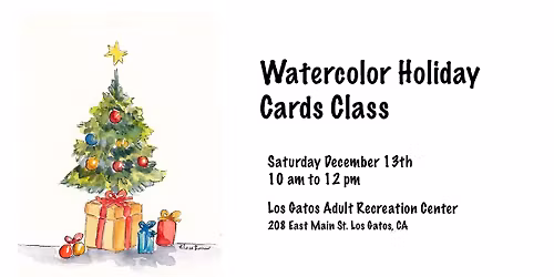 Watercolor Holiday Cards Class