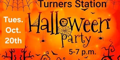 Annual Halloween Party and Food Truck Tuesday at Turners Station October 20th 
