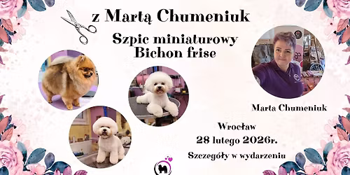 Szpic miniaturowy i Bichon frise z Mart\u0105 Chumeniuk