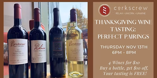 Thanksgiving Wine Tasting: Perfect Pairings