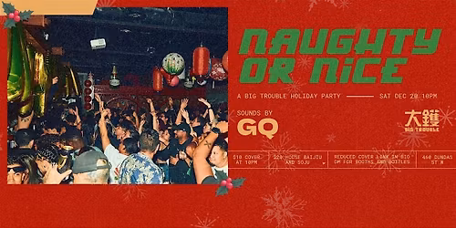 BIG TROUBLE: Have you been NAUGHTY or NICE?