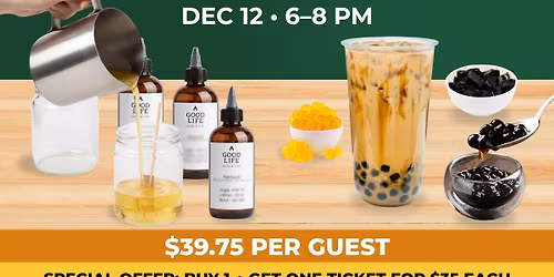 Build Your Own Candle & Boba