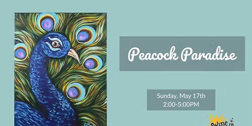Toledo Paint & Sip Party: Peacock Paradise