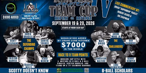 Action Palace Amateur Team Cup IV - REPEAT or REVENGE