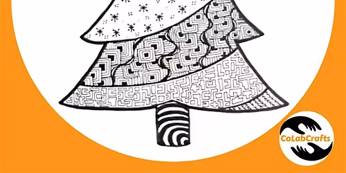 Tangle Up the Christmas Tree with Zentangle!
