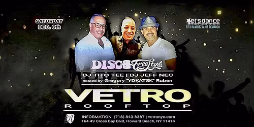 Disco & Freestyle @ Vetro Rooftop