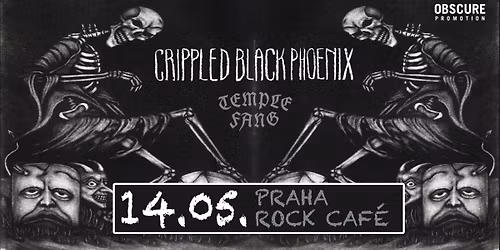 CRIPPLED BLACK PHOENIX, TEMPLE FANG - Praha