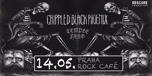CRIPPLED BLACK PHOENIX, TEMPLE FANG - Praha
