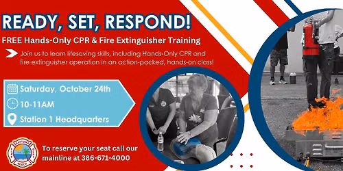 Ready, Set, Respond: Hands-Only CPR & Fire Extinguisher Training