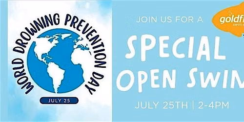 World Drowning Prevention Day Open Swim!